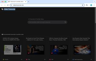 Video Transcript screenshot 1