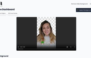 VideoBGRemover screenshot 1