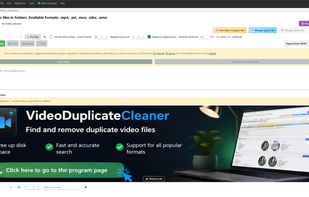 VideoDuplicateCleaner screenshot 1