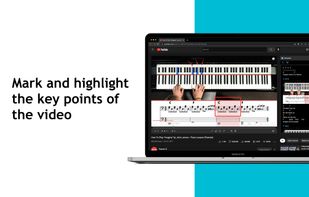 Mark and highlight the key points of the video