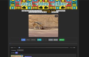 Main view, docked preview player.