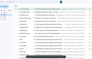 Vidi - Email screenshot 1