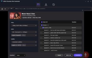 configure the download settings