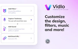 Customize the design, filters, music and more!