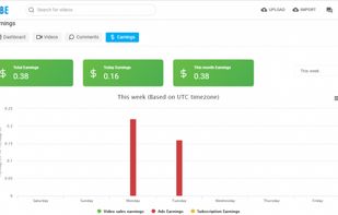 Vidlytube earnings page