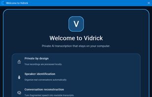 Vidrick AI Transcriber screenshot 1