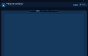 Vidrick AI Transcriber screenshot 1