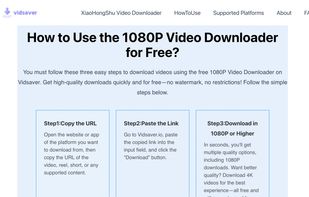 How to use-1080P Video Downloader 