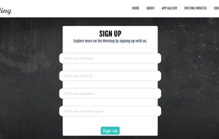 Sign up for Vie meeting software application to upload your own custom logo