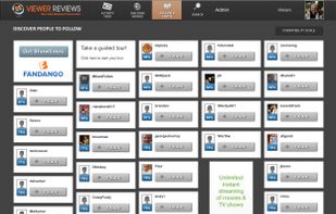 Get connected to people that share your taste in movies.