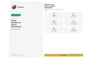 front page of software