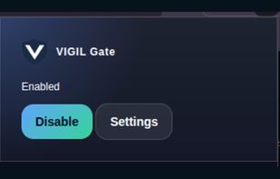 Settings screen