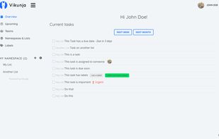 Vikunja screenshot 1