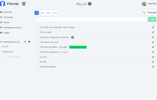 Vikunja screenshot 1