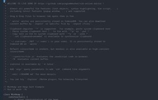 Vim Online Editor screenshot 1