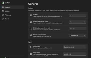Settings window from an earlier release (0.2.3), as shown in the public project README.