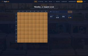 Start with an album covered by 64 tiles