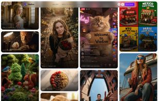 AI Video and Image media wall