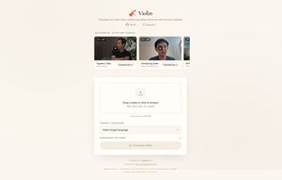 Violin screenshot 1