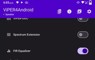 ViPER4Android FX screenshot 1