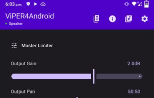 ViPER4Android FX screenshot 1