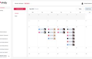 Calendar view.