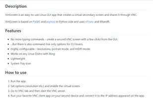 VirtScreen screenshot 1