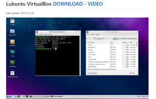 Lubuntu Bionic 18.04.3 Minimal and Full virtual machines. VirtualBox OVA files less than 400 MB and 1GB respectively