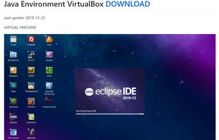 Java Spring MVC Maven project and virtual machine. VirtualBox OVA 2GB file