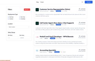 This is the virtual staffer jobs page
