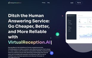 Your AI Answering Service. Never Miss a Call.