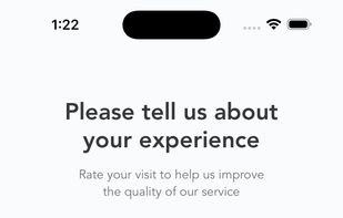 VisibleFeedback’s feedback form is designed for speed and honesty. With just two steps, customers select an emoji-based satisfaction level and leave optional written feedback. They can also opt in for follow-up, giving you a chance to resolve issues before they go public.
The clean mobile-first design works beautifully via QR code, table tent, receipt link, or kiosk, no app download required.