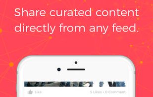 Pull in and share curated content.