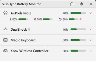 VisoDyne Battery Monitor screenshot 1