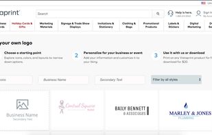 Vistaprint screenshot 1