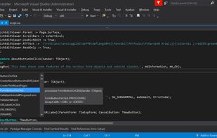 Visual & Installer screenshot 1