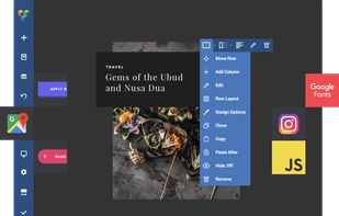 An intuitive interface makes it easy for anyone to create a good looking content from the start.