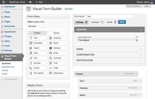 Visual Form Builder screenshot 1