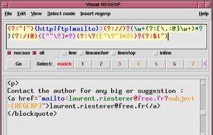 Visual REGEXP screenshot 2
