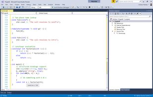 Microsoft Visual Studio screenshot 1