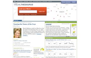 Visual Thesaurus screenshot 1