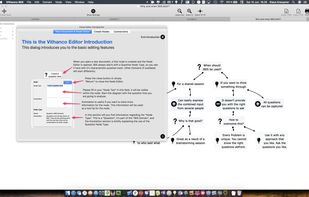 Explanation of features in application.