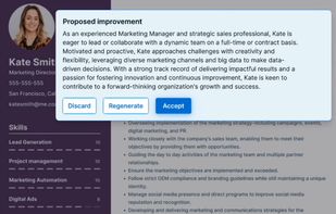 VisualCV screenshot 1