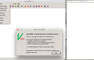 VisualSFM screenshot 1