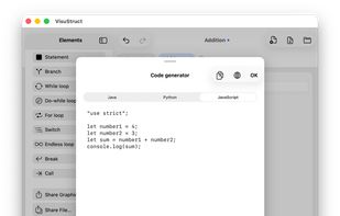 Generate programming code for Java, Python and JavaScript