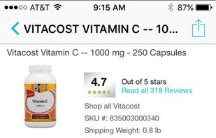 Vitacost screenshot 3
