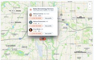 Vital Care Finder groups 2M+ doctors and nurses by their practice, showing who works together.