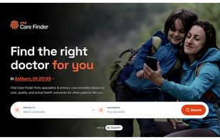 Vital Care Finder searches for specialists and primary care doctors across the US, ranking by cost and quality.