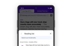 Vivaldi on Android Reading List