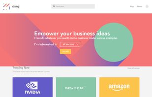 Trending now section, and new companies added.